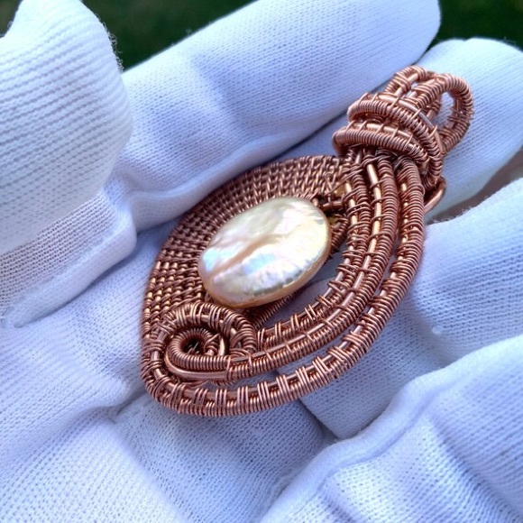 Wired wrapped pendants beautiful selection - Picture 4 of 9